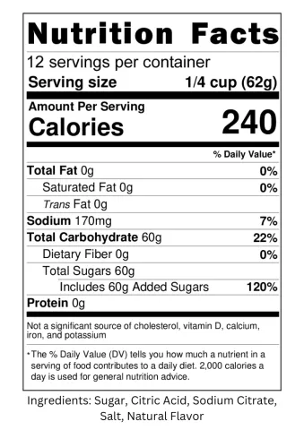 hummingbird fuels girona orange energy powder nutritional label