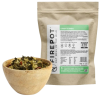 firepot food green gumbo camping meal